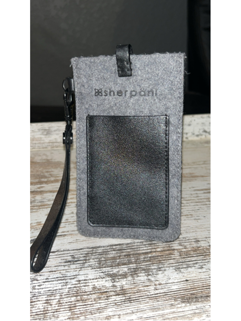 Women's Sherpani Card Holder One Size Grey Black